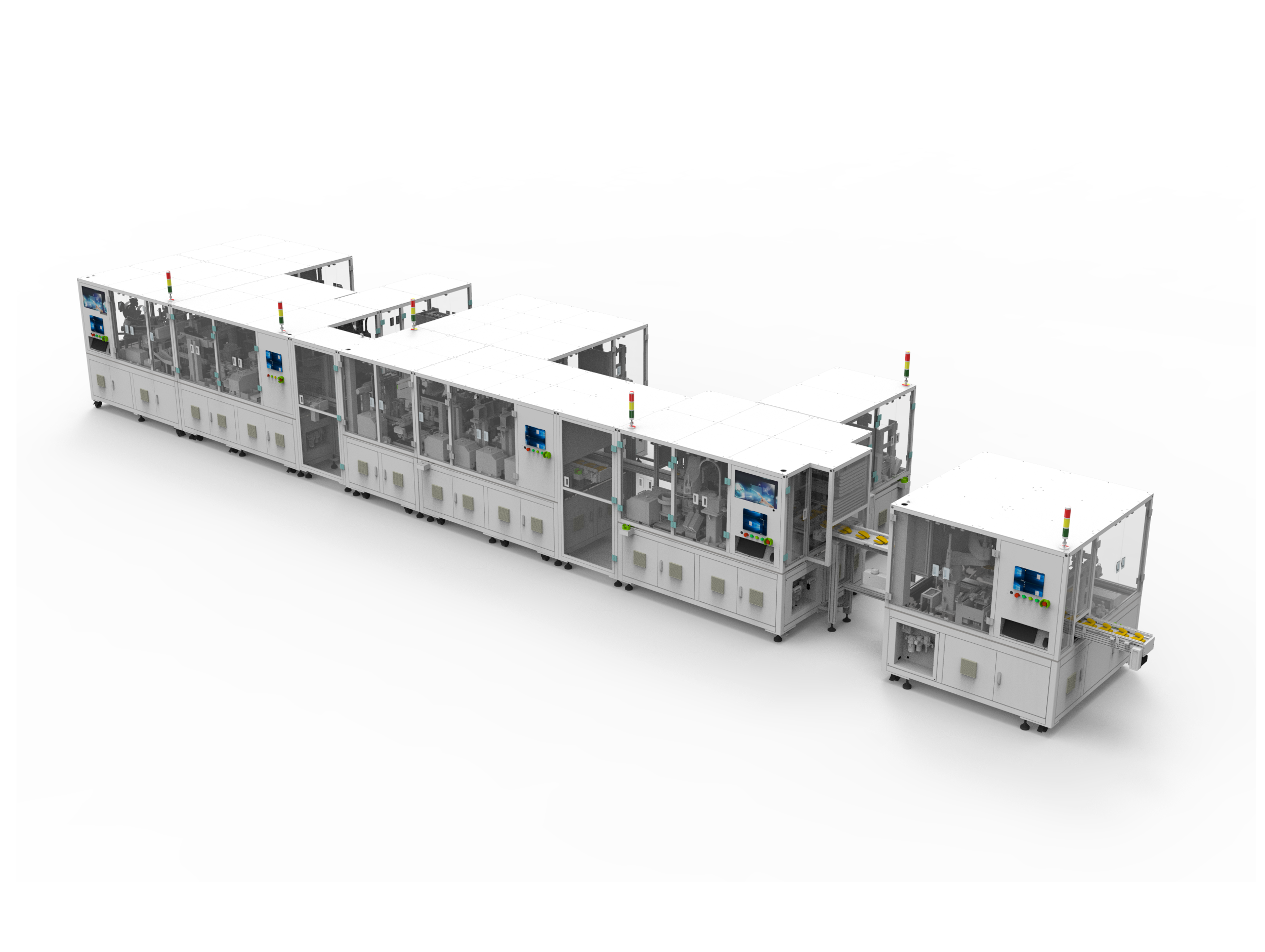 全自动游戏机手柄装配线