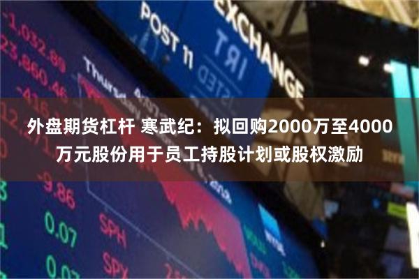 外盘期货杠杆 寒武纪：拟回购2000万至4000万元股份用于员工持股计划或股权激励